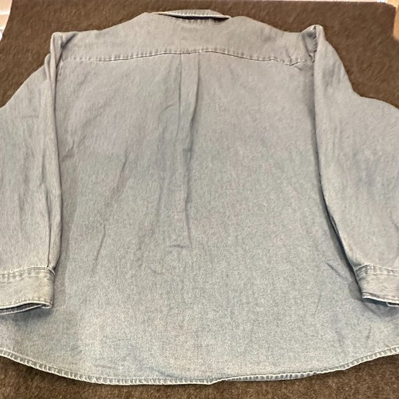 Dickies Men Long Sleeve Jean Work Shirt 3XL C13 - Picture 2 of 5